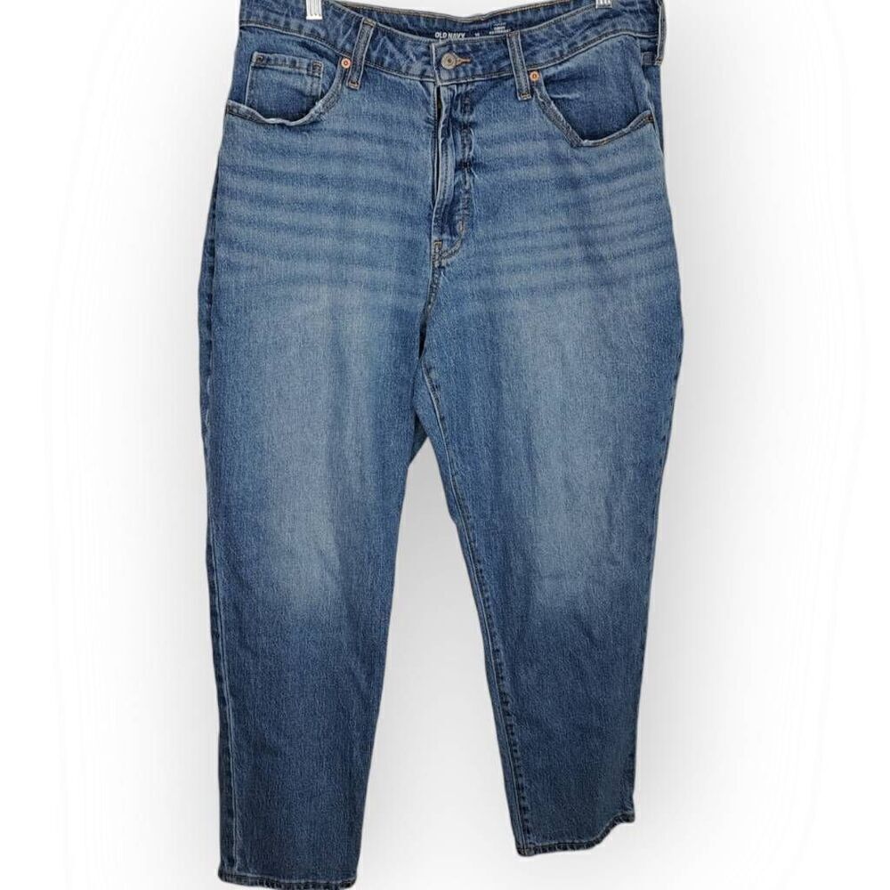 Old Navy Women's Plus Size Curvy OG High Waist Straight Ankle Jean Lilo Wash siz